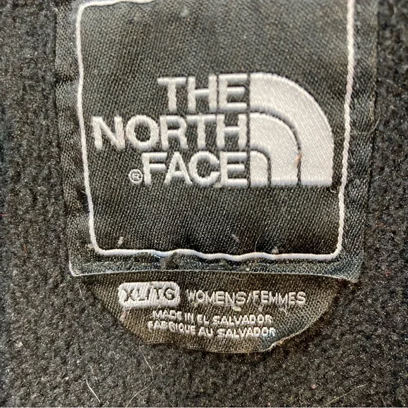 The North Face Black Full-Zip Denali Jacket size XL FLAW small hole each pocket - Picture 7 of 13